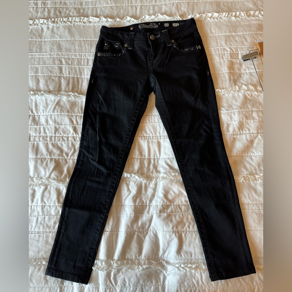 Miss Me Black Skinny Jeans Classic Fit